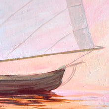 Load image into Gallery viewer, SOLD / Sail At Sunrise 65 x 80 cm Framed