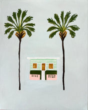 Load image into Gallery viewer, With The Pink Fence  23 x 28 cm Framed