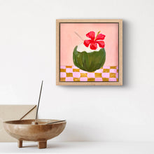 Load image into Gallery viewer, Coconut Crush 23 x 23 cm Framed