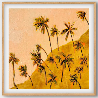 Palm Drift - Unframed Print
