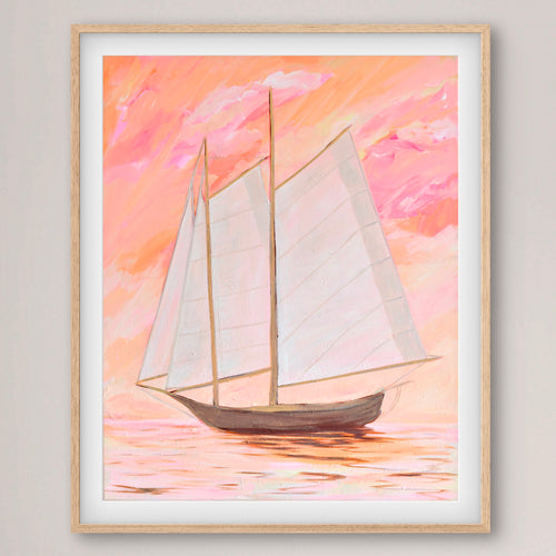 Sail At Sunrise - Unframed Print