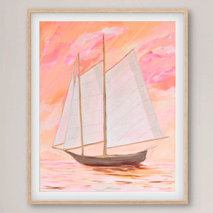 Sail At Sunrise - Unframed Print