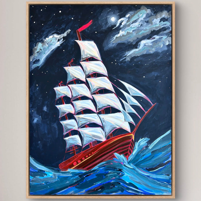 Night Rider 125 x 94 cm Framed