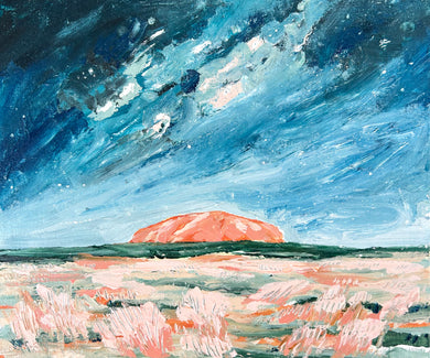 SOLD / Kata Tjuṯa Night Sky 20 x 25 cm