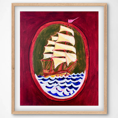 The Pink Pirate - Unframed Print