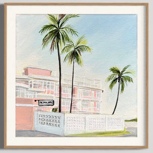 The Pink Hotel - Unframed Print