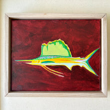Load image into Gallery viewer, Sailfish 28 x 23 cm Framed