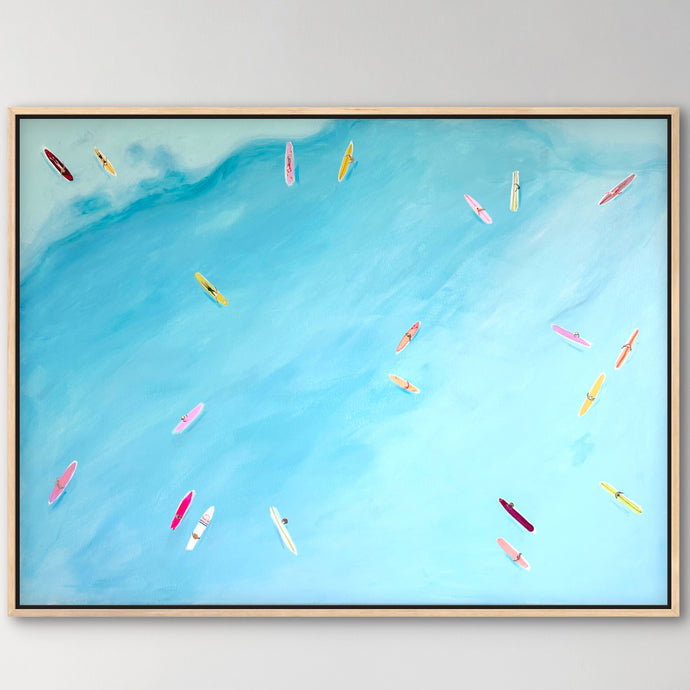 Sunday Social 125 x 94 cm Framed
