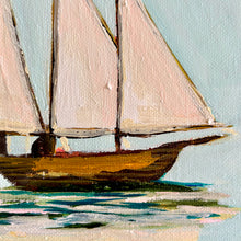 Load image into Gallery viewer, Blue Seas 23 x 23 cm Framed