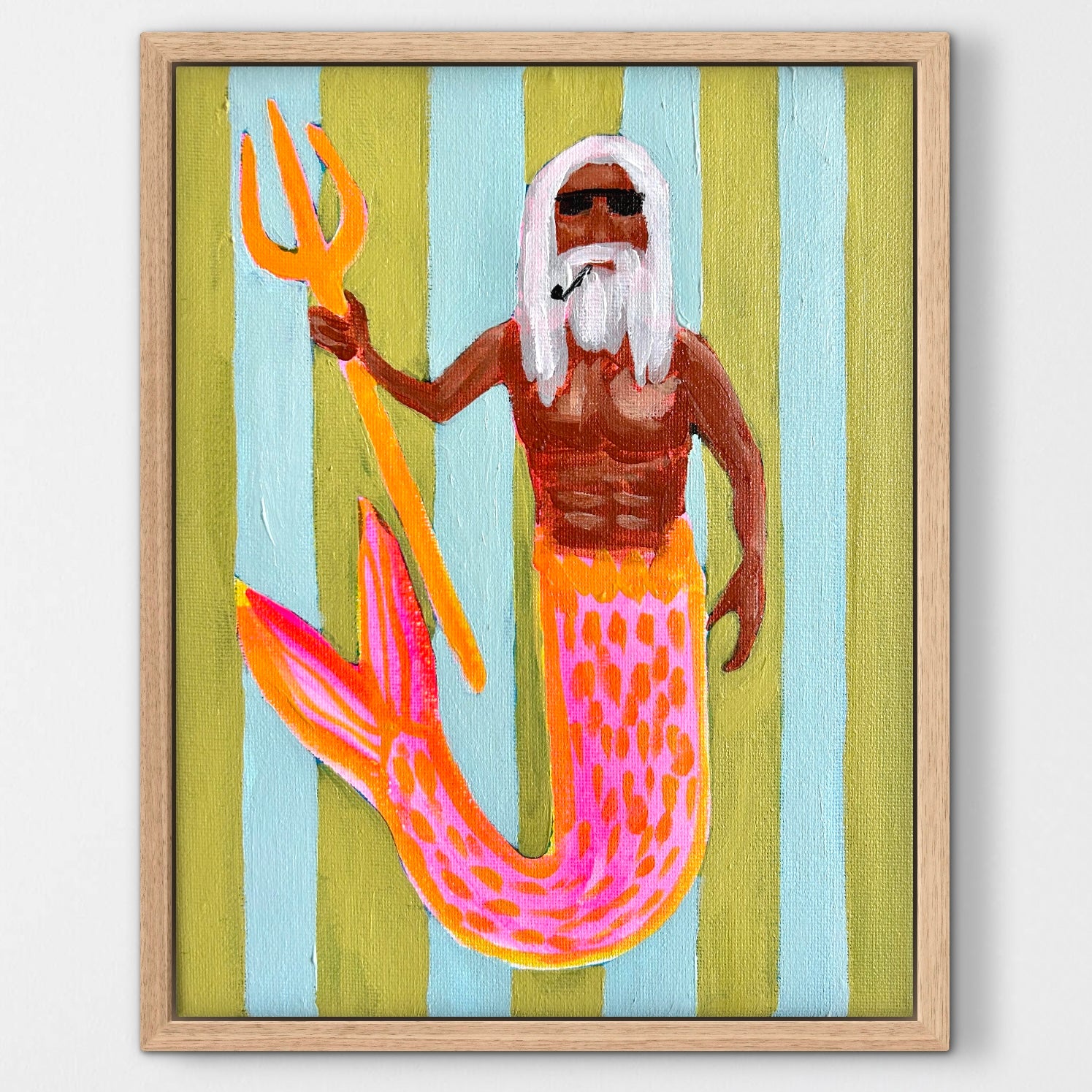 Sea King 28 x 23 cm Framed