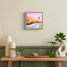 Load image into Gallery viewer, Tropical Blush 23 x 23 cm Framed