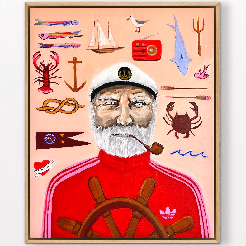 Salty 63 x 79 cm Framed