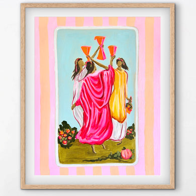 Three Of Cups - Unframed Print
