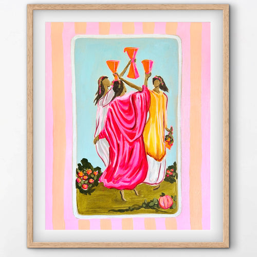 Three Of Cups - Unframed Print