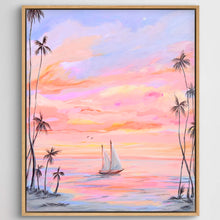 Load image into Gallery viewer, Pink Sky At Night 63 x 53 cm Framed