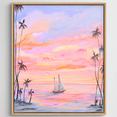 Pink Sky At Night 63 x 53 cm Framed