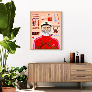 Salty 63 x 79 cm Framed