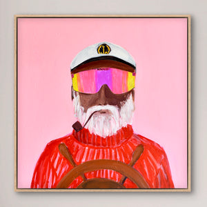 SOLD / Steady As She Goes 64 x 64 cm Framed