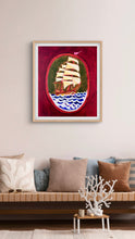 Load image into Gallery viewer, The Pink Pirate - Unframed Print