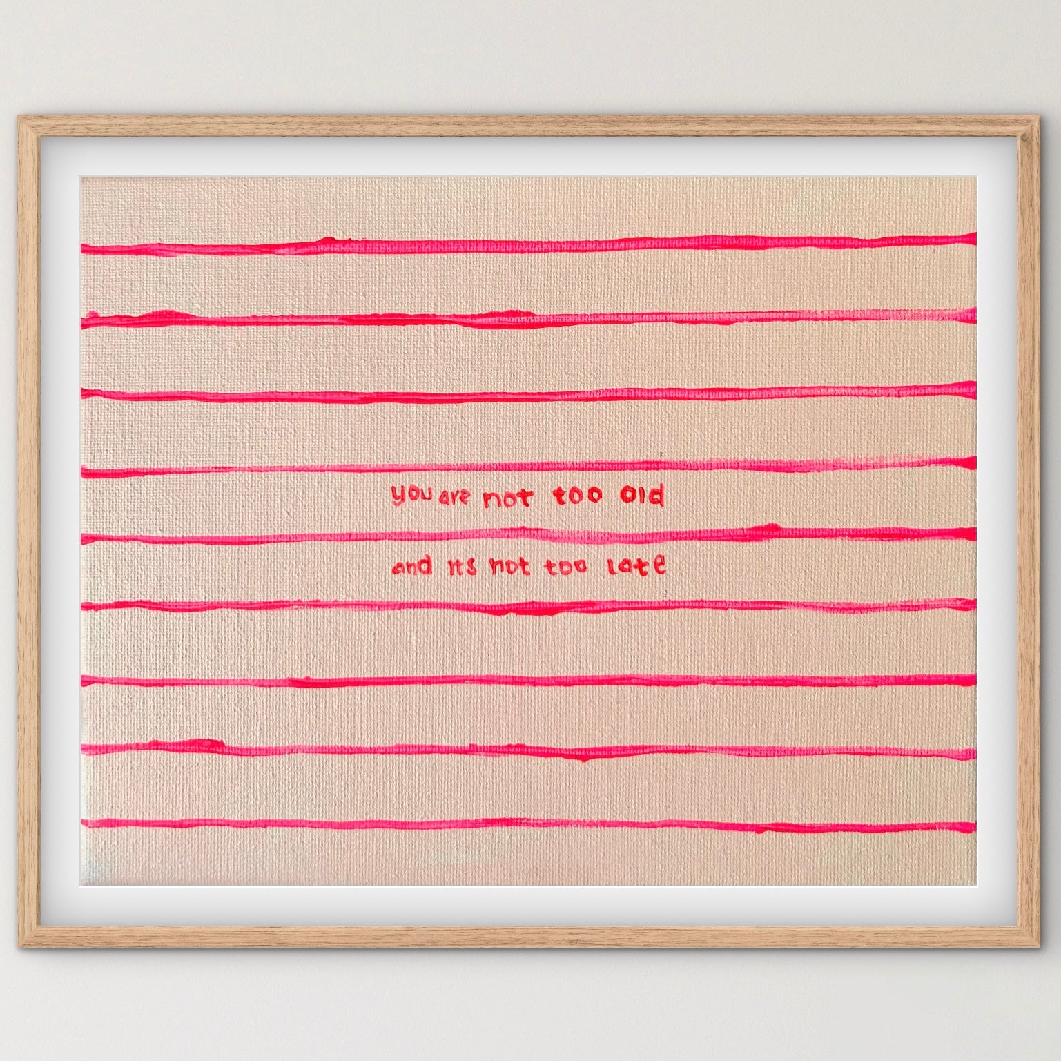 Right On Time - Unframed Print