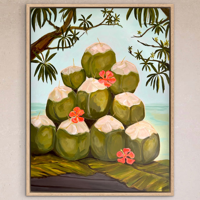 Beneath The Mango Tree  125 x 94 cm Framed