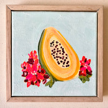 Load image into Gallery viewer, Papaya 23 x 23 cm Framed