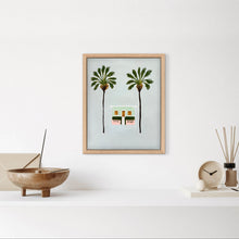 Load image into Gallery viewer, With The Pink Fence  23 x 28 cm Framed