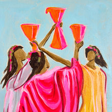 Load image into Gallery viewer, Three Of Cups 43 x 53 cm Framed
