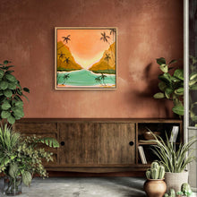 Load image into Gallery viewer, Coral Bay 54 x 54 cm Framed