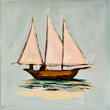 Load image into Gallery viewer, Blue Seas 23 x 23 cm Framed