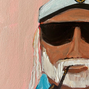 Big Trev, The Captain 33 x 33 cm Framed