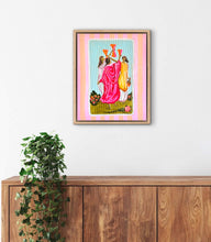 Load image into Gallery viewer, Three Of Cups 43 x 53 cm Framed