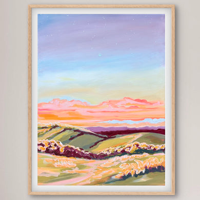 New Moon Rising - Unframed Print