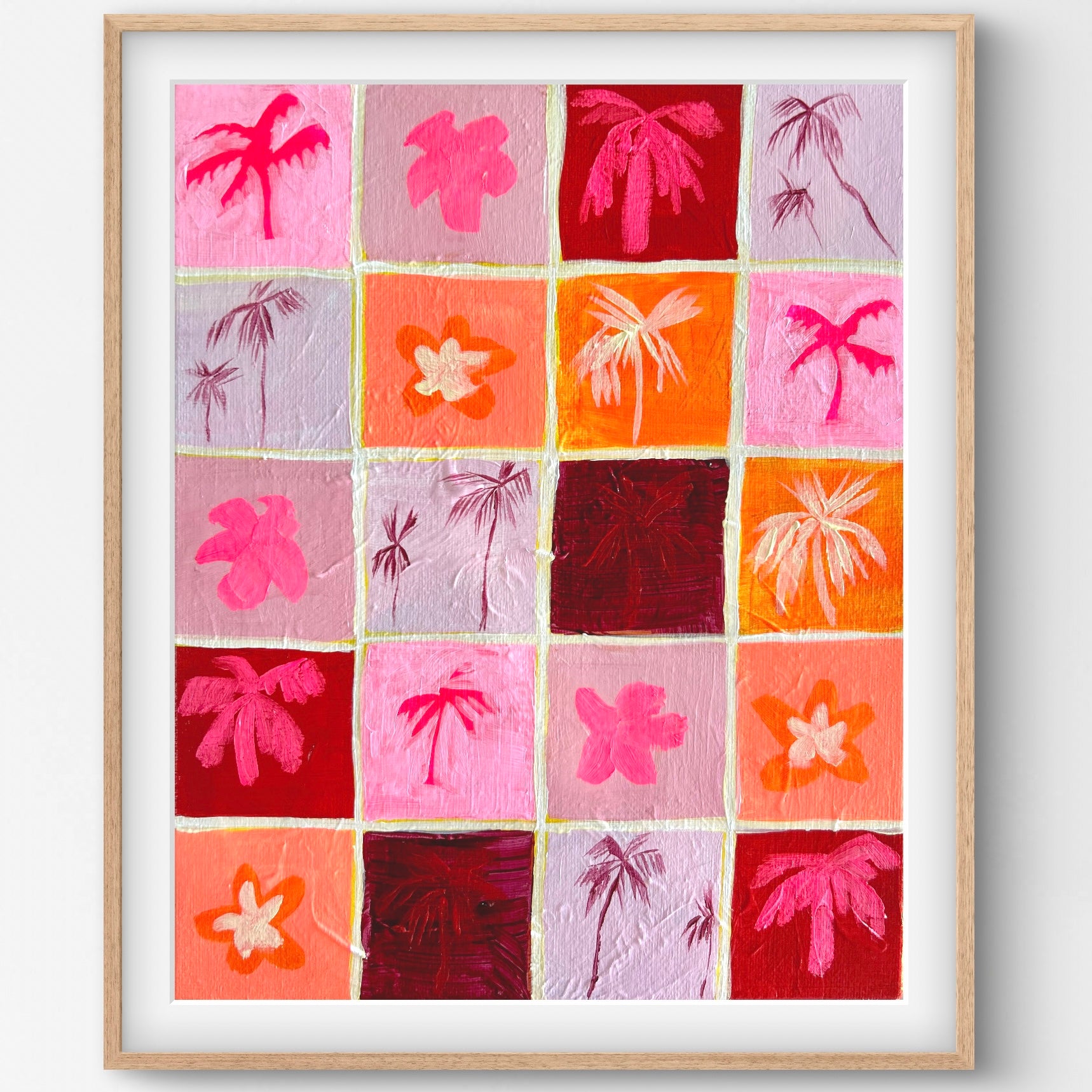 Sunset Squares - Unframed Print