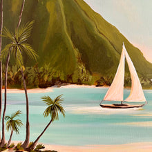 Load image into Gallery viewer, Sunrise Sail 53 x 53 cm Framed