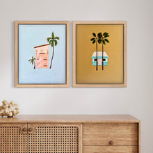 Load image into Gallery viewer, SOLD / Two Palms 23 x 28 cm Framed