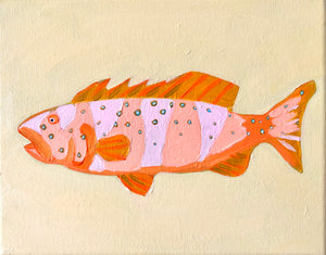 Coral Trout 28 x 23 cm Framed