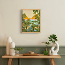 Load image into Gallery viewer, SOLD / Through The Palms 28 x 23 cm Framed