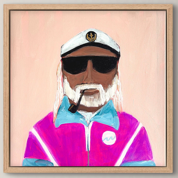 Big Trev, The Captain 33 x 33 cm Framed