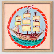 Load image into Gallery viewer, Off The Hook 15 x 15 cm Framed