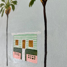 Load image into Gallery viewer, With The Pink Fence  23 x 28 cm Framed