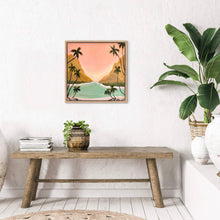 Load image into Gallery viewer, Coral Bay 54 x 54 cm Framed