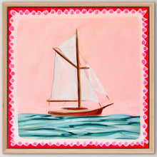 Load image into Gallery viewer, Off She Goes 33 x 33 cm Framed