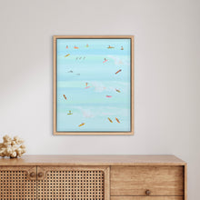 Load image into Gallery viewer, Surf Days 54 x 43 cm Framed