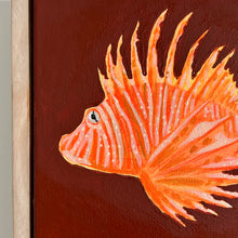 Load image into Gallery viewer, Common Lionfish 23 x 23 cm Framed