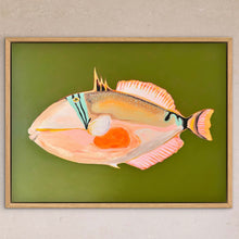 Load image into Gallery viewer, Reef Triggerfish 110 x 93 cm Framed