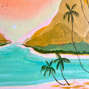 Coral Bay 54 x 54 cm Framed