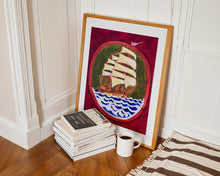 Load image into Gallery viewer, The Pink Pirate - Unframed Print