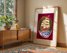 Load image into Gallery viewer, The Pink Pirate - Unframed Print