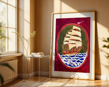 Load image into Gallery viewer, The Pink Pirate - Unframed Print